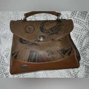 Texier Leather Made In France Cross Body Purse antique vintage medium-size